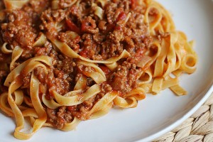 tagliatelle-with-bolognese-sauce